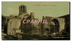 CPA Arles Eglise des Aliscamps 