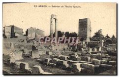 CPA Arles Interieur du Theatre Romain 