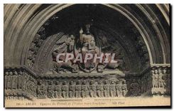CPA Arles Tympan du Portail de l'Eglise Saint Trophime 