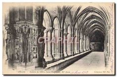 CPA Arles Galerie du Cloitre Saint Trophime XI siecle 