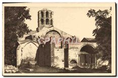 CPA Arles Bouches du Rhome St Honorat des Alyscamps L'Entree 