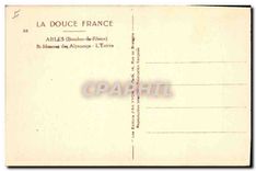 CPA Arles Bouches du Rhome St Honorat des Alyscamps L'Entree 