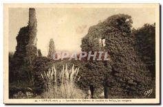 CPA Lire M et L Les ruines du Chateau de Joachim du Bellay les remparts 