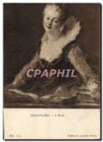 CPA Fragonard L'Etude Musee du Louvre Paris