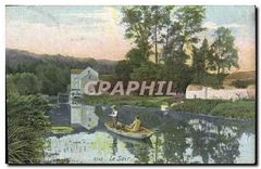 CPA Le Soir Publicite Teinture Menagere La Mauresque Avenue des Tuyas Asnieres