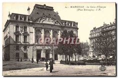 CPA Marseille La Caisse d'Epargne Place Estrangin 