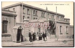 CPA Marseilles Caserne Audeoud Militaria