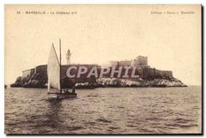 CPA Marseille Le Chateau d'If Bateau