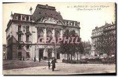 CPA Marseille La Caisse d'Epargne Place Estrangin 