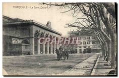 CPA Marseille La Gare Depart 