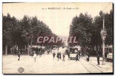 CPA Marseille Le Prado Tramways