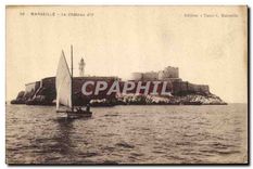 CPA Marseille Le Chateau d'If Bateau