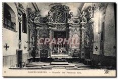 CPA Aigues Mortes Chapelle des Penitents Gris 