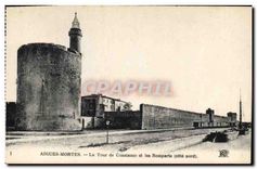 CPA Aigues Mortes La Tour de Constance et les Remparts cote nord 