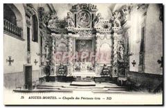 CPA Aigues Mortes Chapelle des Penitents Gris 