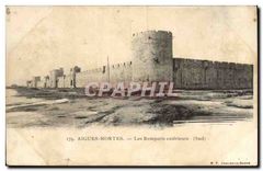 CPA Aigues Mortes Les Remparts exterieurs Sud 