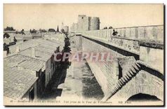 CPA Remparts d'Aigues Mortes Vue prise de la Tour de Villeneuve 