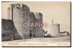 CPA Aigues Mortes La Porte de la Gardette et la Tour de Constance 