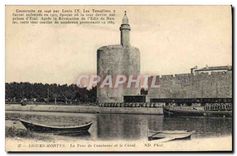 CPA Aigues Mortes La Tour de Constance et le Canal 