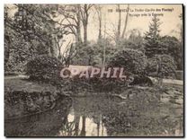 CPA Rennes La Thabor Jardin des Plantes Paysage pres la Cascade 