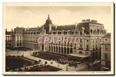 CPA Rennes Palais du Commerce et Jardins sur la Vilaine 