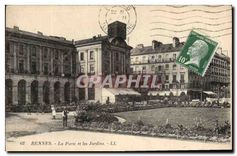 CPA Rennes La Porte et les Jardins 