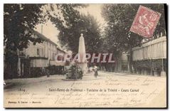 CPA Saint Remy de Provence Fontaine de la Trinite Cours Carnot 
