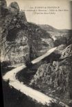CPA St Remy de Provence route conduisant a Maussane Defile de Peiro Malo I ped dou lioun d'Arle 
