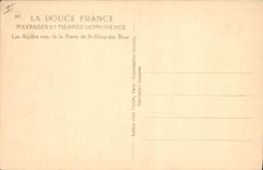 CPA Paysages et Pierres de Provence les Alpilles vues dela Route de St Remy aux Baux