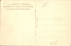 CPA Paysages et Pierres de Provence sur la route de Saint Remy aux Beaux