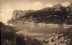 CPA Sites de Provence Littoral de Marseille Sormiou vue generale 