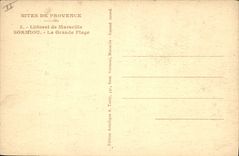 CPA Sites de Provence Littoral de Marseille Sormiou la Grande Plage 