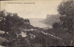 CPA Calanque de Sormiou vue prise du Col 