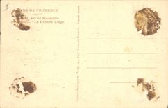 CPA Sites de Provence Littoral de Marseille Sormiou la Grande Plage 