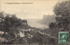 CPA Calanque de Sormiou vue prise du Col 