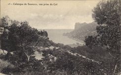 CPA Calanque de Sormiou vue prise du Col 