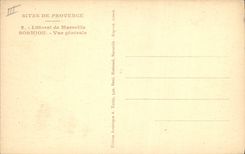 CPA Sites de Provence Littoral de Marseille Sormiou vue generale 