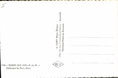 CPA Cassis sur Mer B du Rh Calanque du Port Miou 