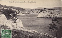 CPA Entree de la Calanque de Port Miou Cassis 