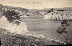 CPA Entree de la Calanque de Port Miou Cassis 