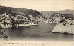 CPA Baie de Cassis Port Miou vue generale 