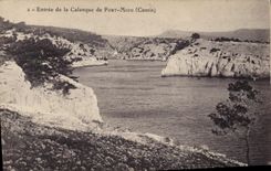 CPA Entree de la Calanque de Port Miou Cassis 