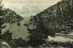 CPA En Mer de Marseille a Cassis Calanque de Port Pin 