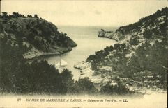 CPA En Mer de Marseille a Cassis Calanque de Port Pin 