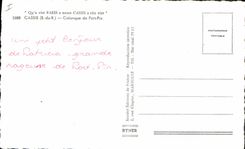 CPA Cassis B du R Calanque de Port Pin qu'a vist Paris e noun Cassis a ren vist 