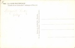 CPA La Cote Provencale Cassis et ses Calanques Calanque d'En Vau 