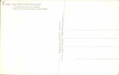 CPA La Cote Provencale Cassis et ses Calanques entree de la Calanque d'En Vau 