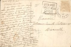 CPA Cassis sur Mer Calanque d'En Vau 