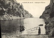 CPA Cassis B du R Calanque d'Envau 