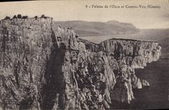 CPA Falaise de l'Oule et Castel Viel Cassis 